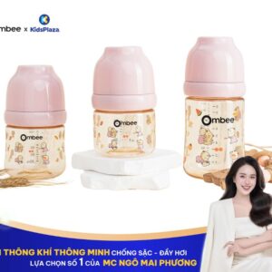 Bình sữa Ombee PPSU Anti-colic phiên bản Angel
