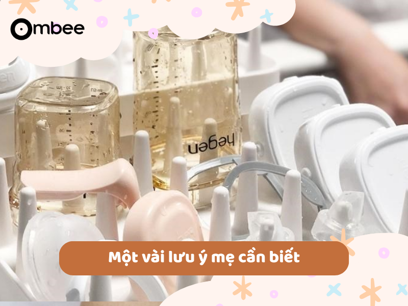 Một vài lưu ý mẹ cần biết