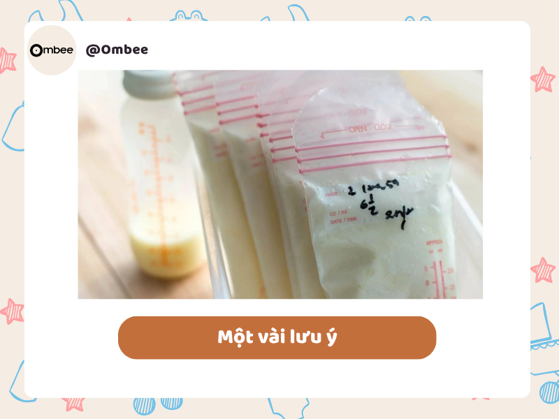 Một vài lưu ý