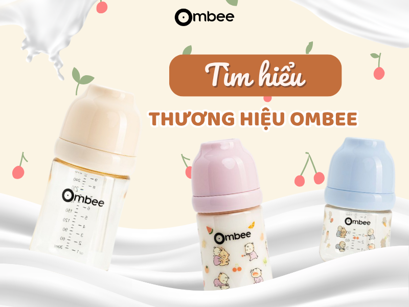 Tìm hiểu thương hiệu Ombee. Bình sữa Ombee có mấy loại?