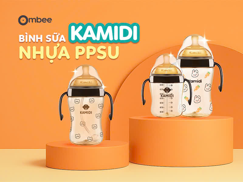 Bình sữa Kamidi Nhựa PPSU Cao Cấp