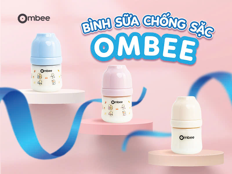 Bình sữa chống sặc cho trẻ sơ sinh Ombee
