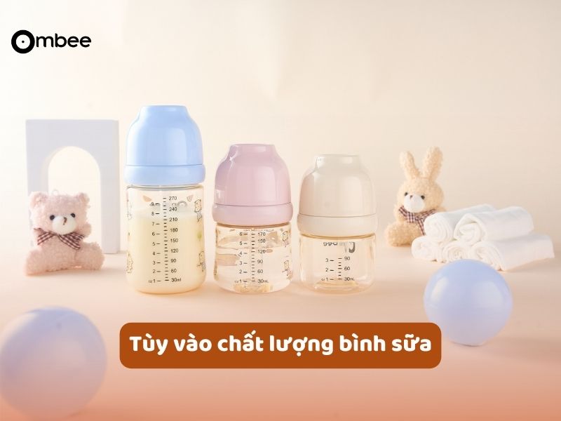 Việc  lựa chọn được loại bình có chất lượng tốt sẽ giúp mẹ tự trả lời chính xác câu hỏi bình sữa PPSU bao lâu thay 1 lần.
