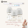 Bình sữa Ombee PPSU Anti-colic phiên bản Pony xám